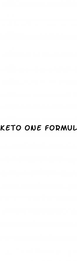 keto one formula
