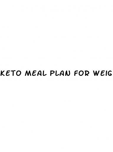 keto meal plan for weight loss
