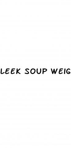 leek soup weight loss