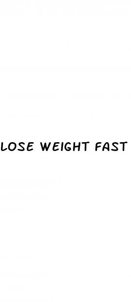 lose weight fast for women