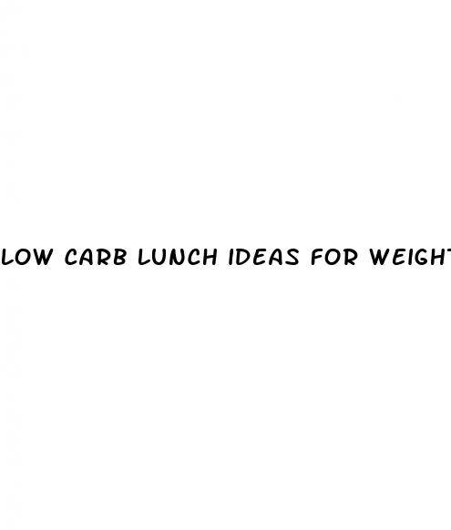 low carb lunch ideas for weight loss