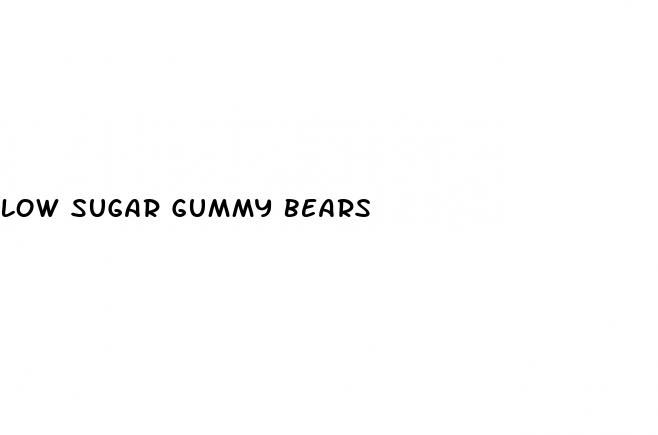 low sugar gummy bears