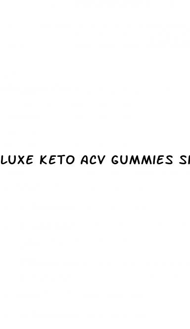 luxe keto acv gummies side effects