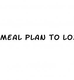 meal plan to lose weight fast