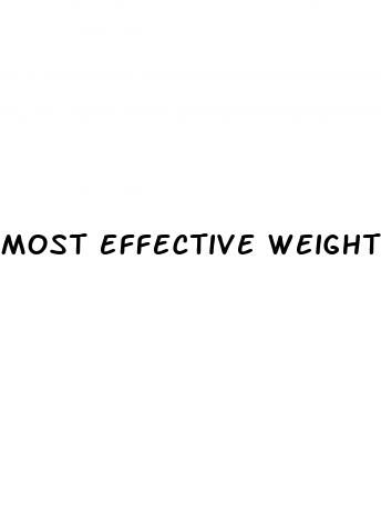 most effective weight loss workout