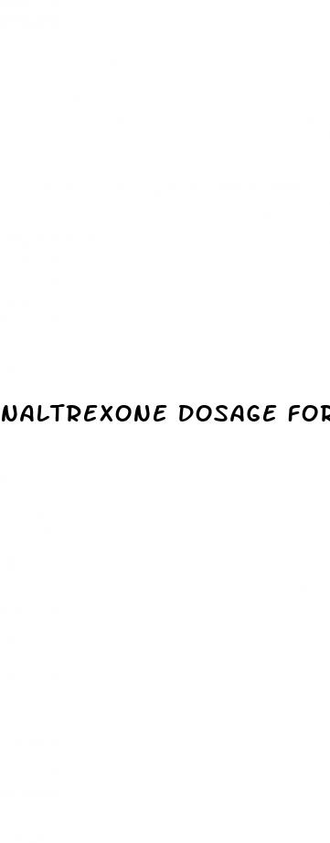 naltrexone dosage for weight loss