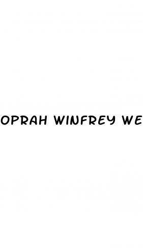 oprah winfrey weight loss secret
