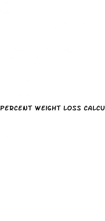 percent weight loss calculator