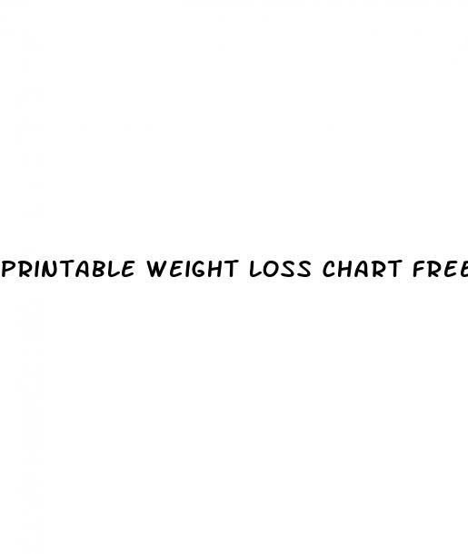printable weight loss chart free