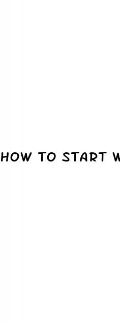how to start weight loss