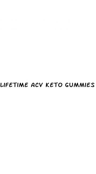 lifetime acv keto gummies ingredients
