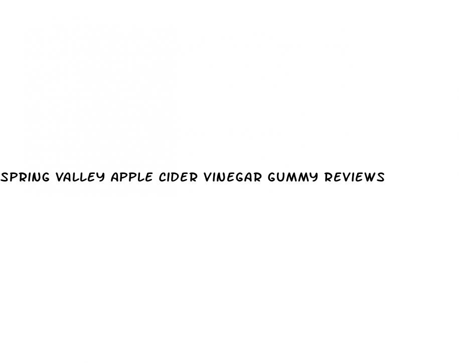 spring valley apple cider vinegar gummy reviews
