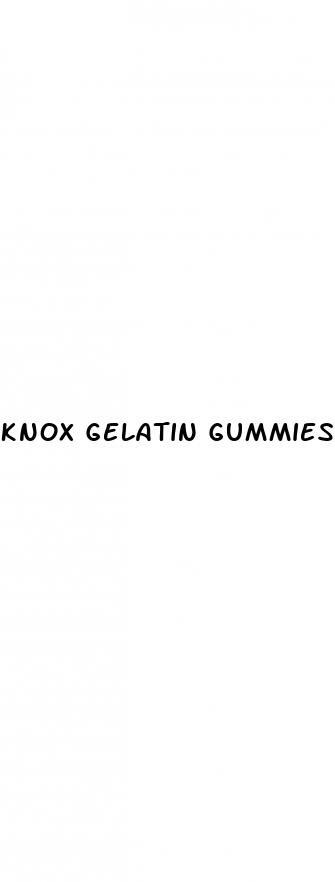 knox gelatin gummies