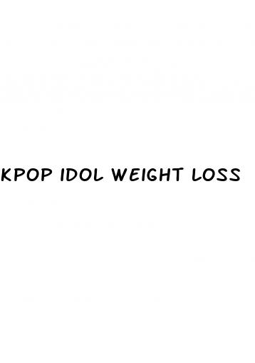 kpop idol weight loss