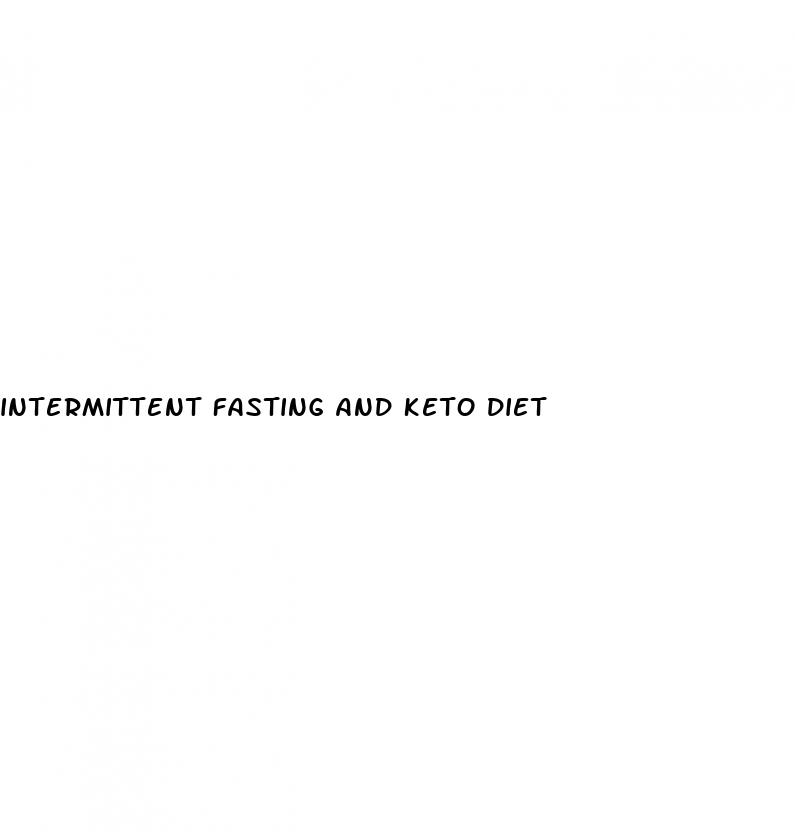 intermittent fasting and keto diet