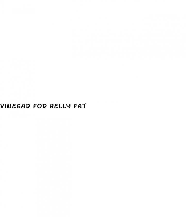 vinegar for belly fat
