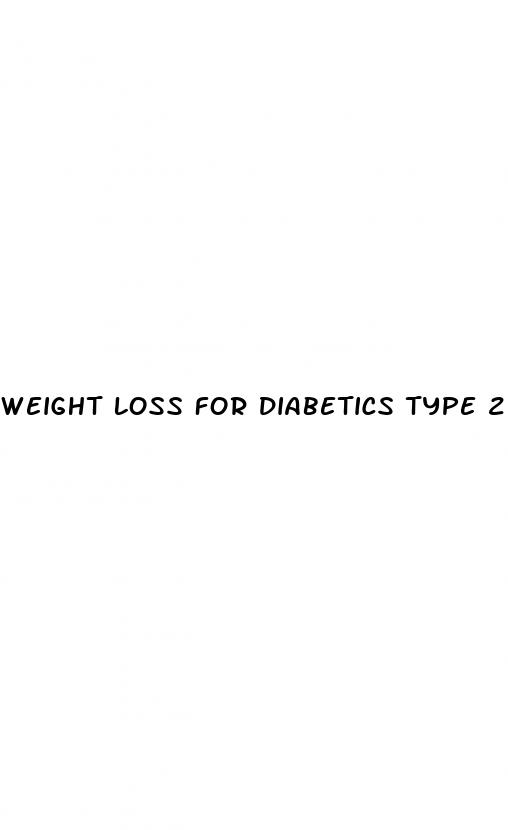 weight loss for diabetics type 2