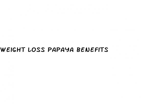 weight loss papaya benefits