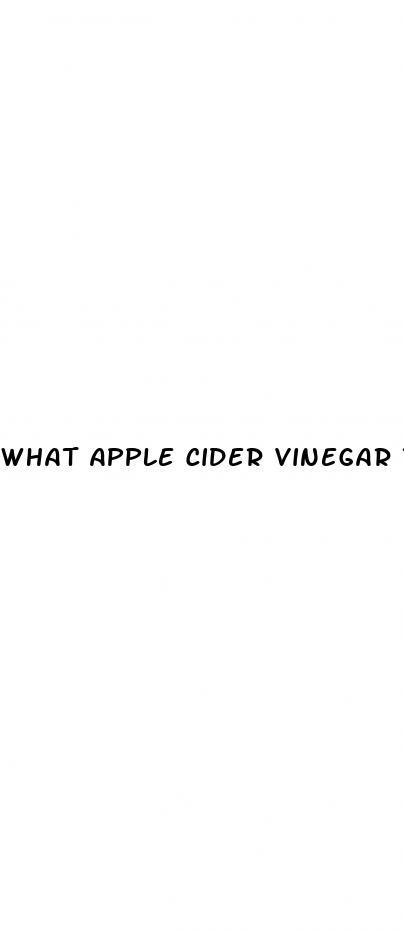 what apple cider vinegar to drink