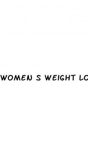 women s weight loss supplement