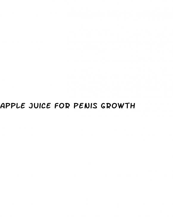 apple juice for penis growth