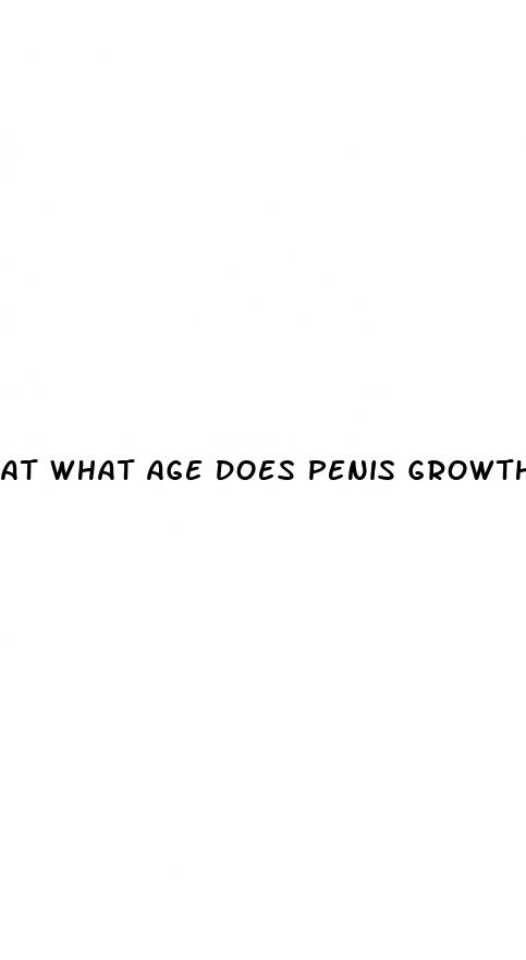 at what age does penis growth stop