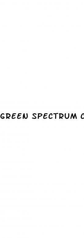 green spectrum cbd gummies