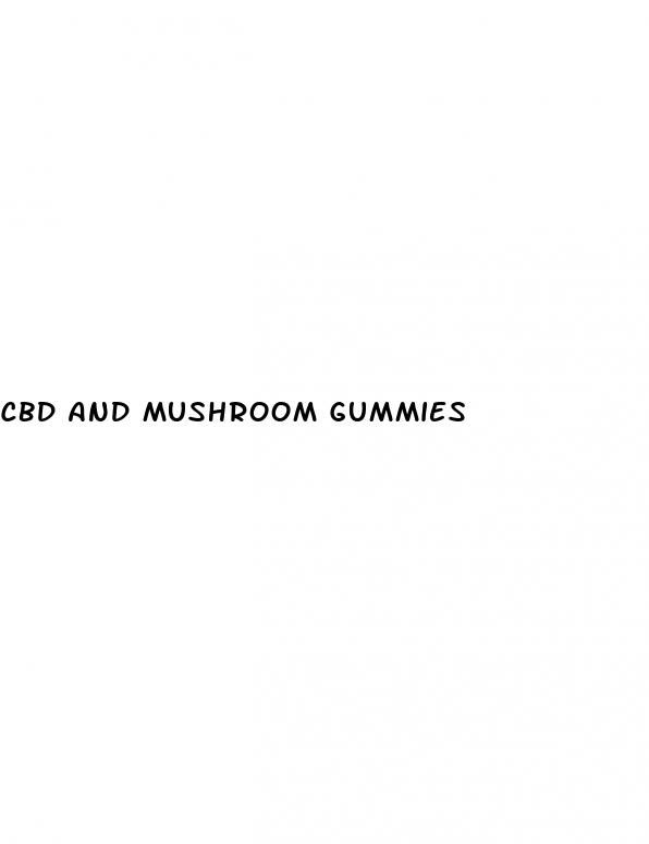 cbd and mushroom gummies