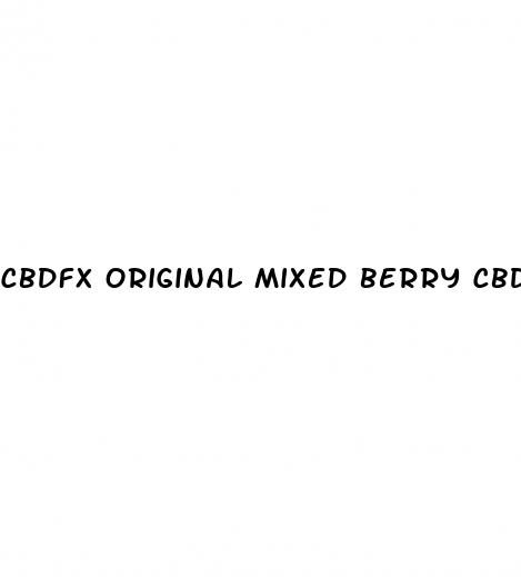 cbdfx original mixed berry cbd gummies review