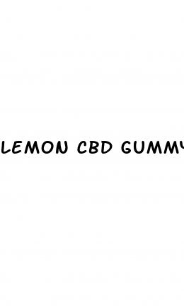 lemon cbd gummy