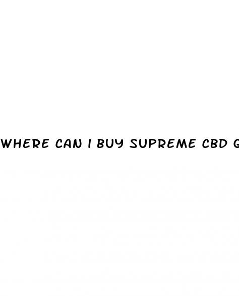 where can i buy supreme cbd gummies