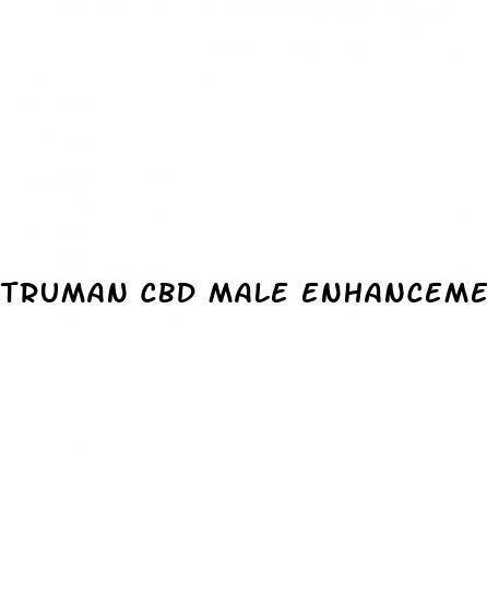 truman cbd male enhancement gummies