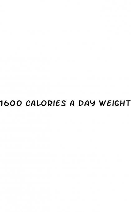 1600 calories a day weight loss