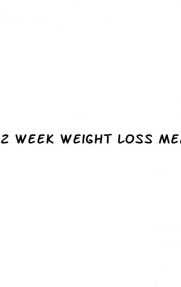 2 week weight loss meal plan