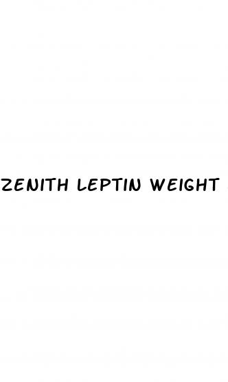 zenith leptin weight loss reviews