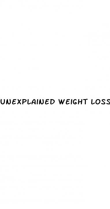 unexplained weight loss diabetes