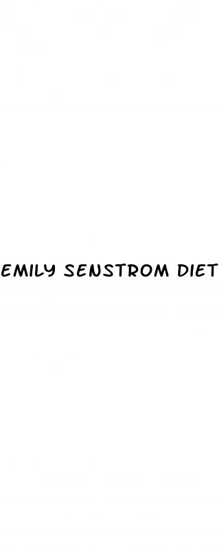 emily senstrom diet