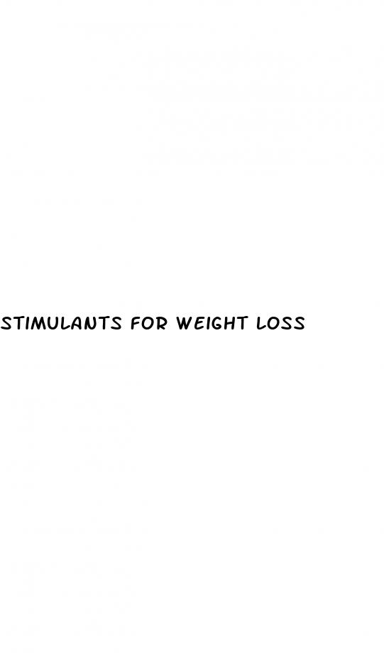 stimulants for weight loss
