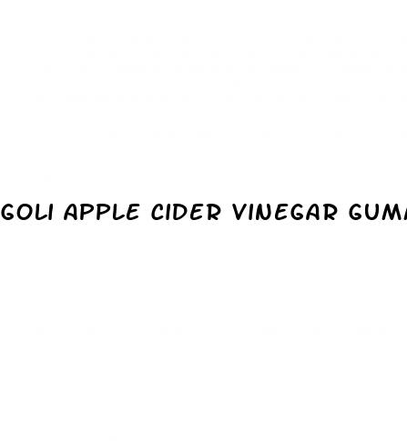 goli apple cider vinegar gummies help lose weight