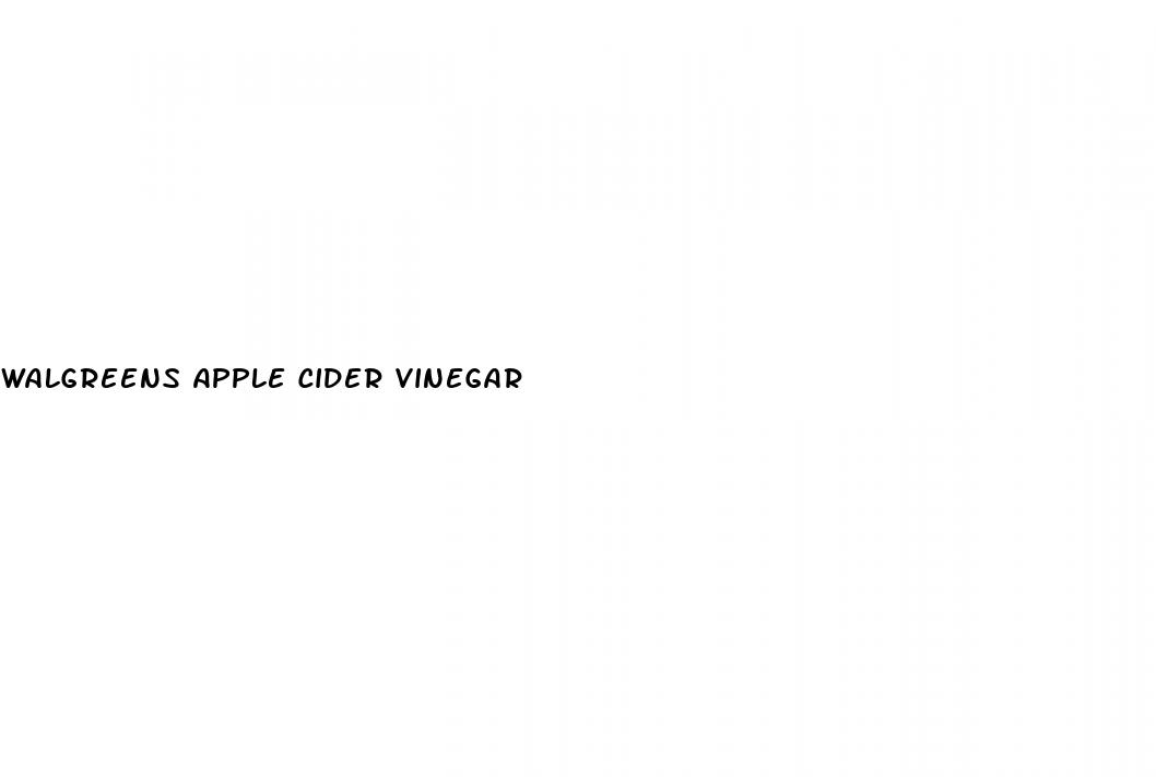 walgreens apple cider vinegar