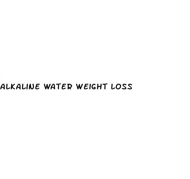 alkaline water weight loss