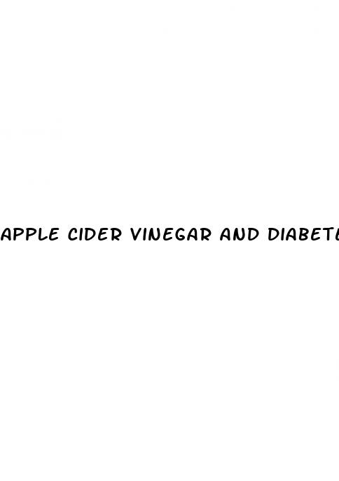 apple cider vinegar and diabetes mayo clinic
