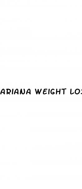 ariana weight loss