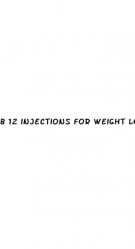 b 12 injections for weight loss