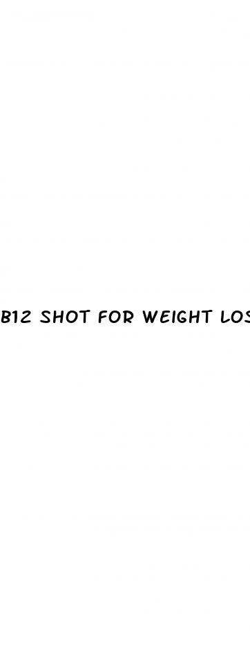 b12 shot for weight loss