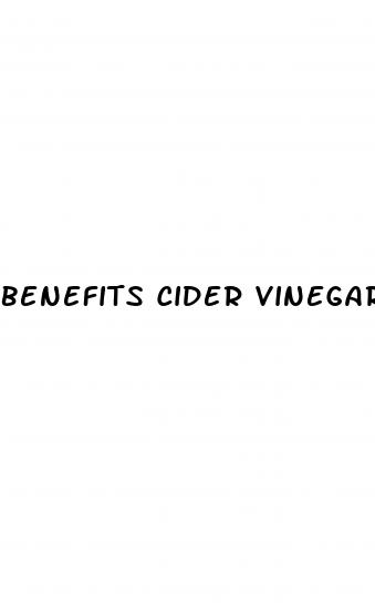 benefits cider vinegar