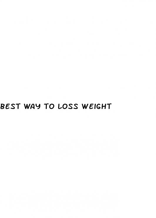best way to loss weight