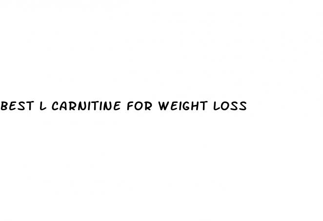best l carnitine for weight loss