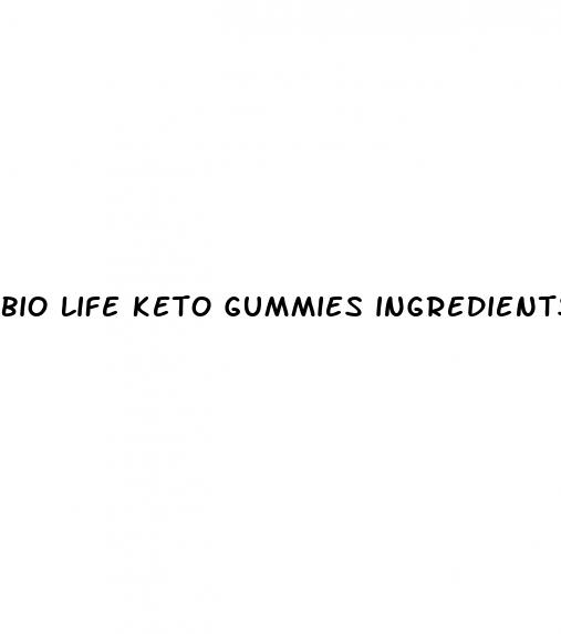 bio life keto gummies ingredients