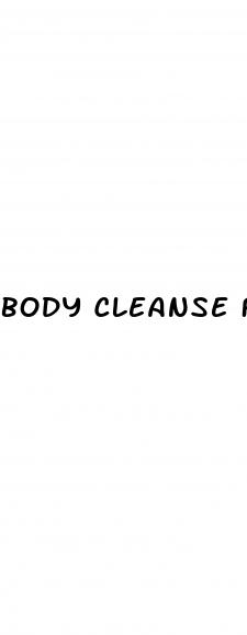 body cleanse for weight loss